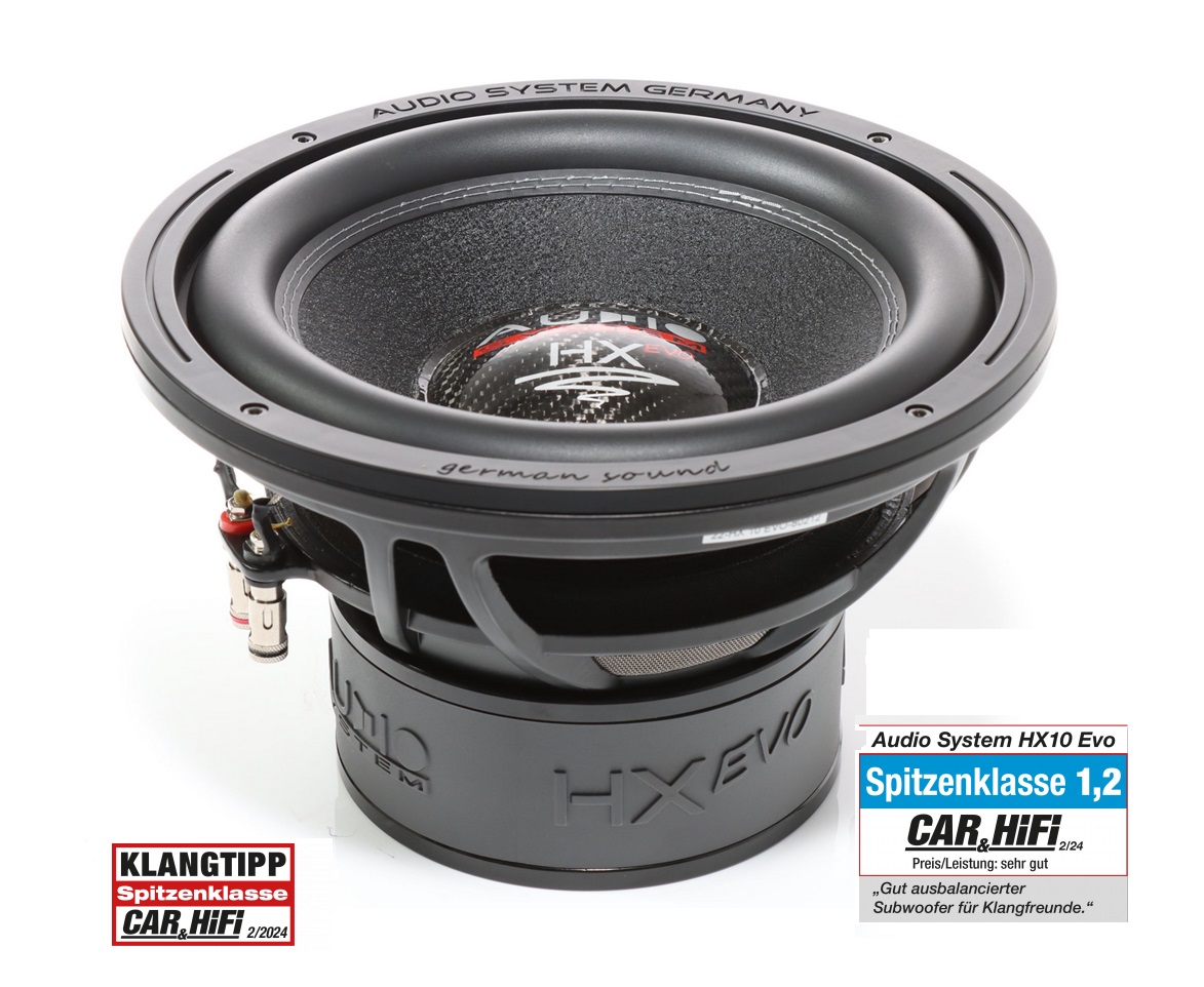 Audio System HX10 EVO HIGH-END Subwoofer HX-SERIES 25cm (10”) Woofer 