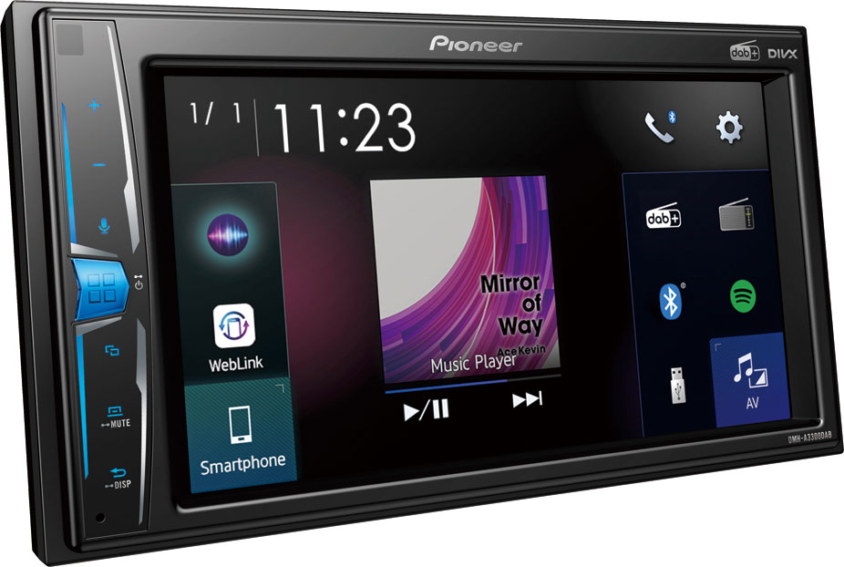 PIONEER DMH-A3300DAB 2DIN Tuner Autoradio mit DAB und Bluetooth