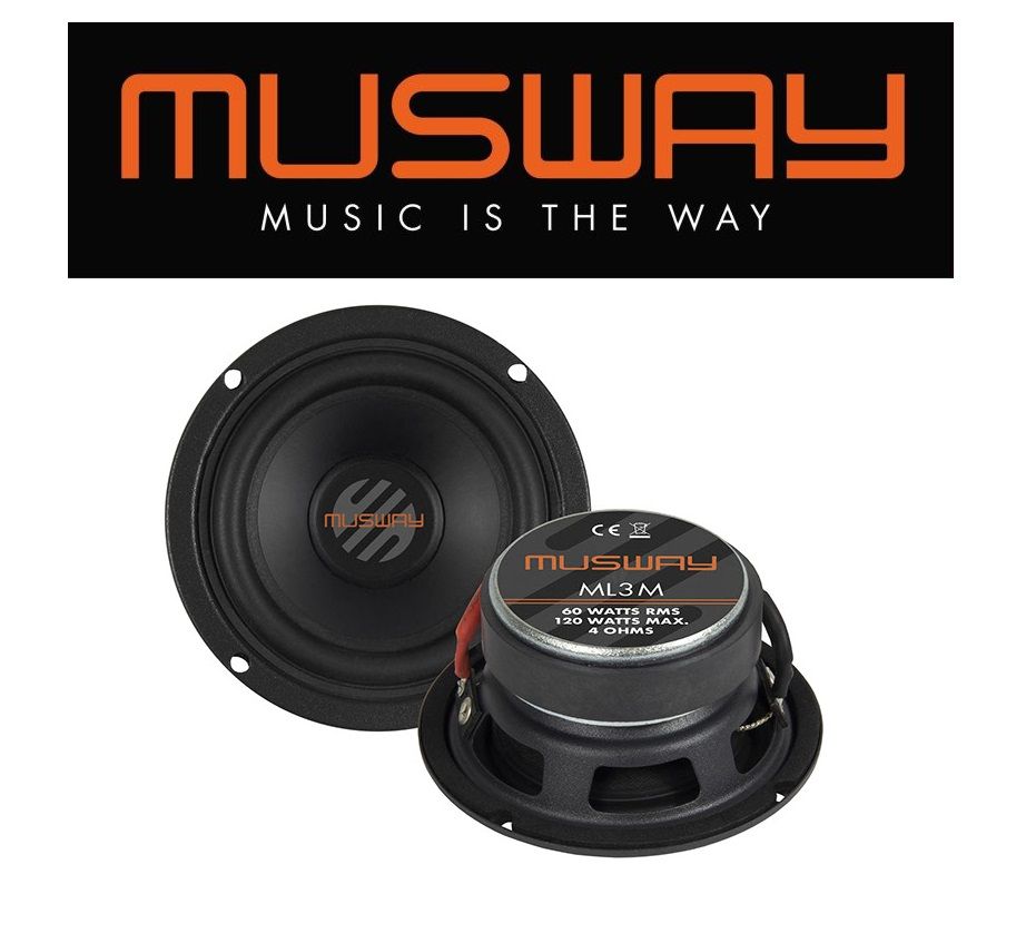 MUSWAY TES3YSET1 Fahrzeugspezifisches 8-Wege Lautsprecher-Sound-Upgrade Set kompatibel mit Tesla Model Y und Model 3 (nur in Verbindung mit PREMIUM Sound System) - plug&play Austausch an originale Einbauplätzen & Kabelanschlüssen