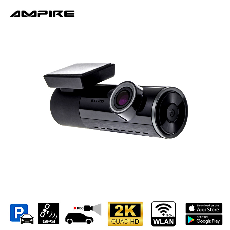 AMPIRE DC1-PRO Dashcam 2K Frontkamera mit WLAN und GPS Empfänger