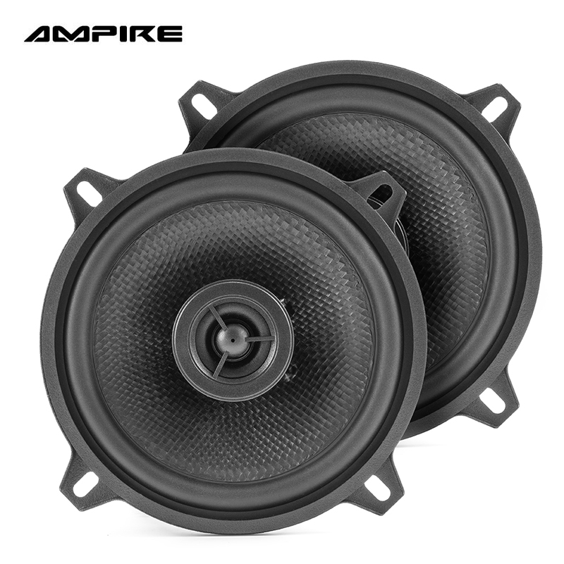 Ampire CPX130 13 cm (5.25") 2-Wege Koax Lautsprecher Set - 1 Paar Koaxial-Lautsprecher 13cm mit 16mm Seidenkalotte, ohne Gitter