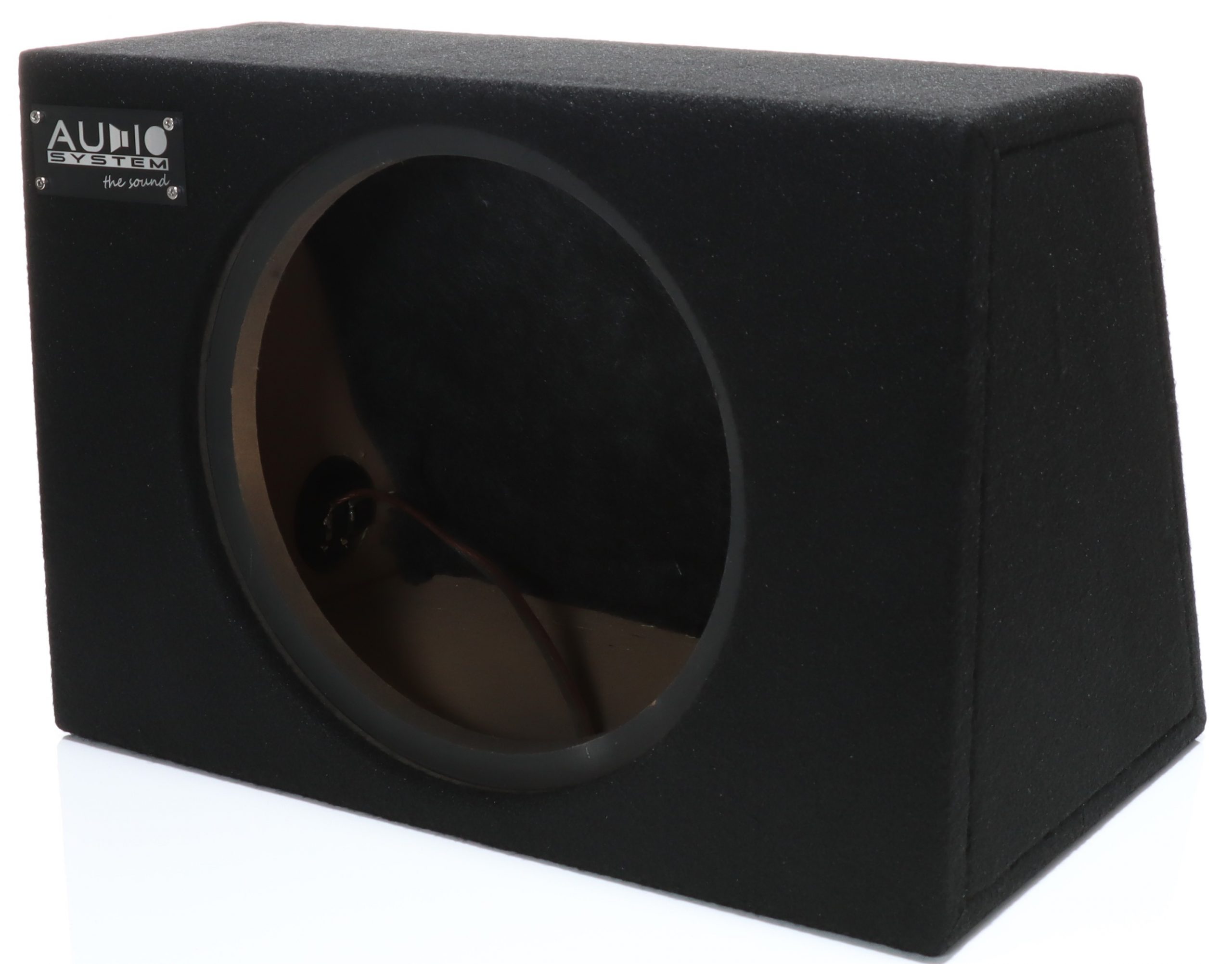 Audio System G 12 EVO MDF Subwoofer Leergehäuse für 30 cm (12") Bass / Woofer - geschlossenes Gehäuse mit 32 Liter   