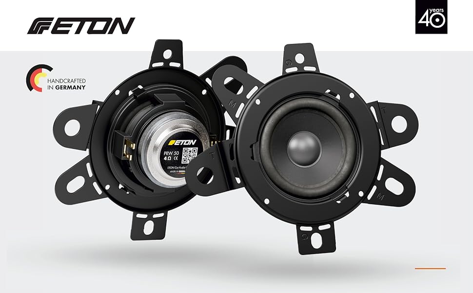 ETON PRW50 50 mm (2“) Mitteltöner, Breitband Auto Lautsprecher kompatibel mit U.S. amerikanische Fahrzeugmodelle, diversen Toyota, Mercedes Benz sowie Old- und Youngtimer