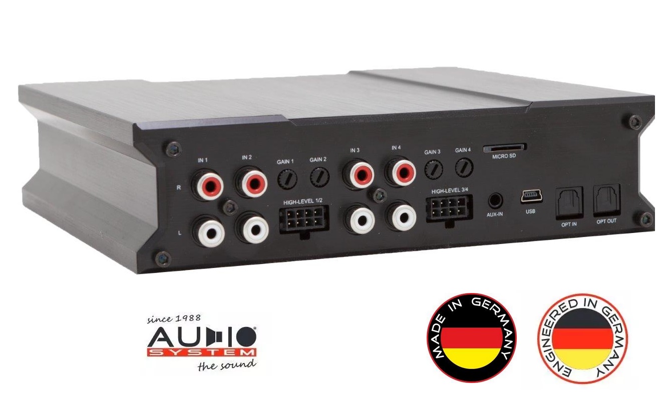 AUDIO SYSTEM DSP 8.12 12-Kanal Hochleistungs-DSP mit Freescale Multi-Core Chip