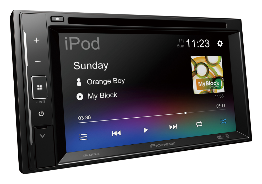 PIONEER AVH-A240DAB 2-DIN Moniceiver mit DAB+ Autoradio 6,2“-Mediacenter