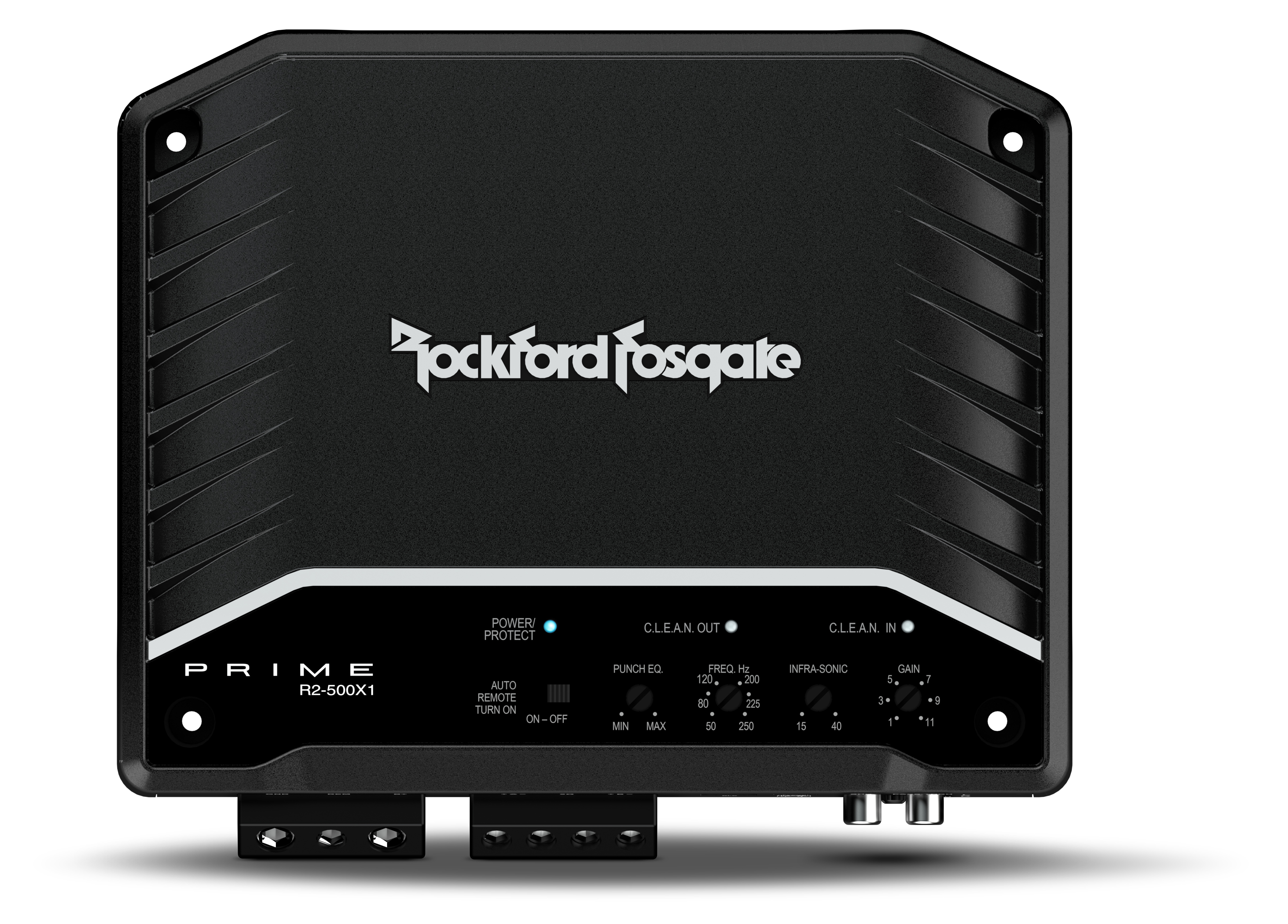 Rockford Fosgate R2-500X1 Prime R2-Series 1-Kanal Mono digital Verstärker 500 Watt RMS Class-D Amplifier mit Bass Remote   