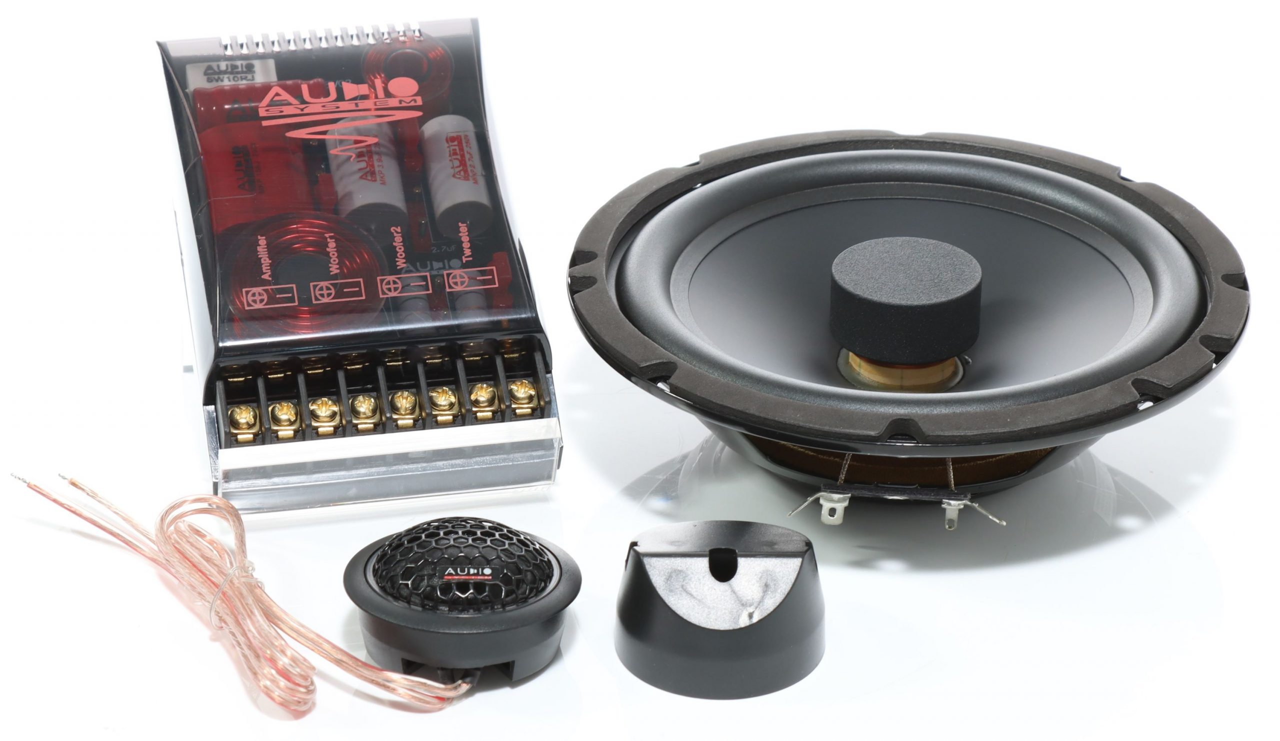 Audio System X165 FLAT EVO 2 16,5 cm (6.5") flaches 2-Wege Komponenten Lautsprecher Set