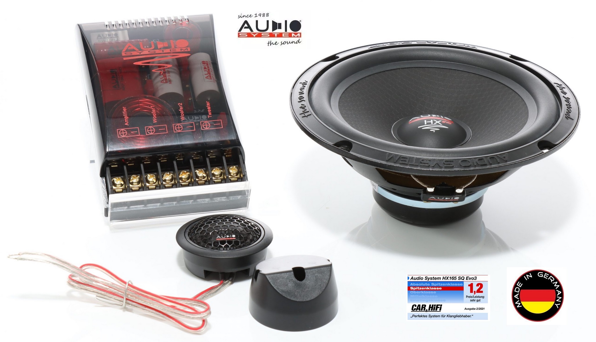 Audio System HX 165 SQ EVO 3 16,5 cm 2-Wege High-End Komponentensystem aus der HX-Serie